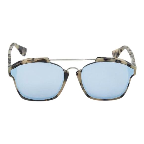 Christian Dior Abstract Aviator Sunglasses Beige Grey Tortoise Mirrored Lenses main image 14